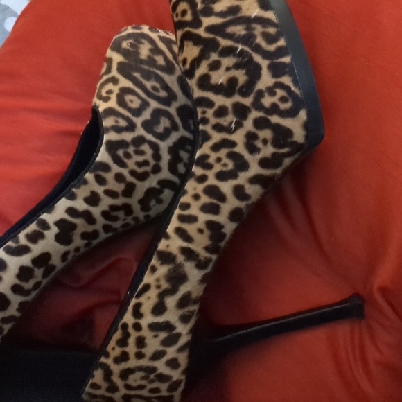 YSL leopard print heels - size 40 (US9) - Picture 6 of 7